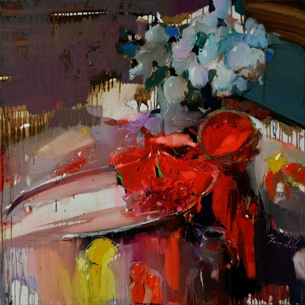 Contemporary impressionist painting by Iryna Yermolova
