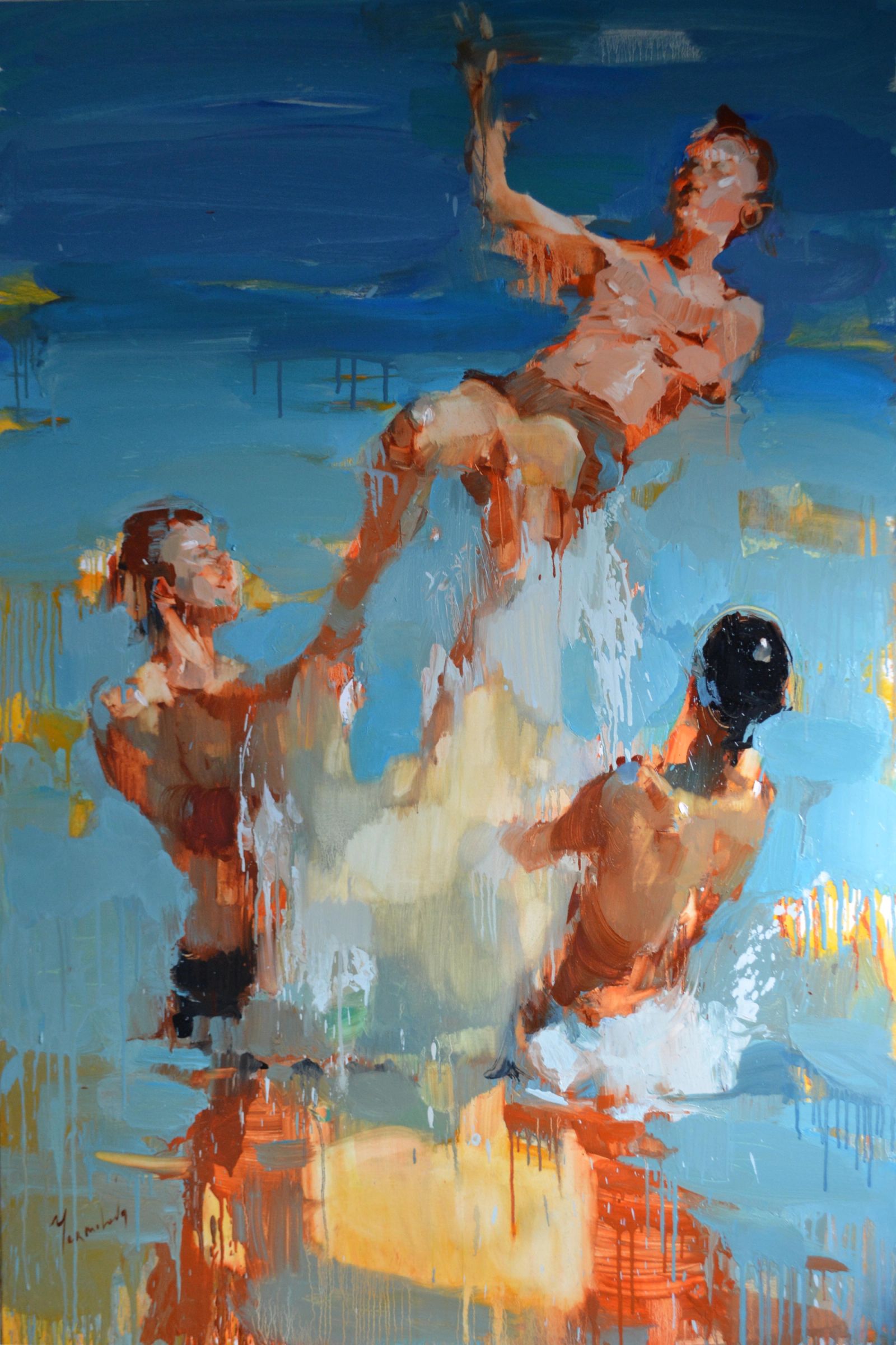 Contemporary impressionist painting by Iryna Yermolova