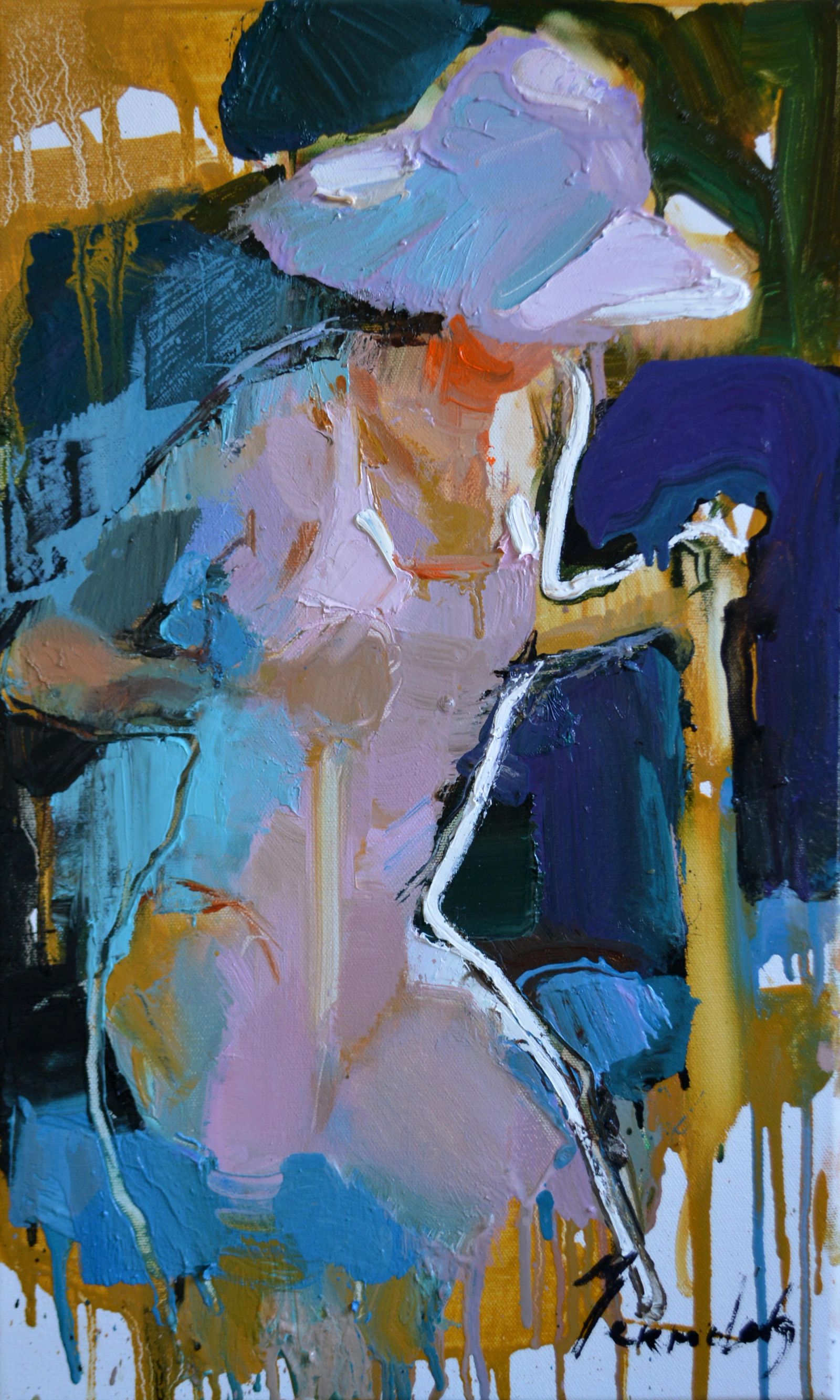 Contemporary impressionist painting by Iryna Yermolova
