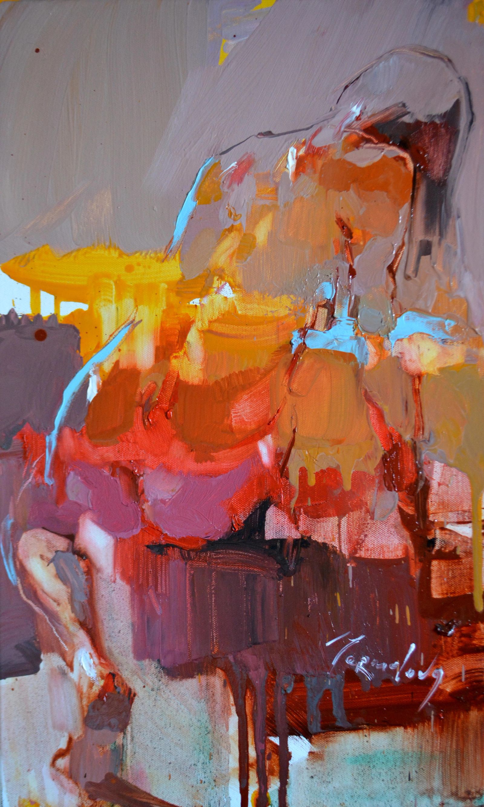 Contemporary impressionist painting by Iryna Yermolova