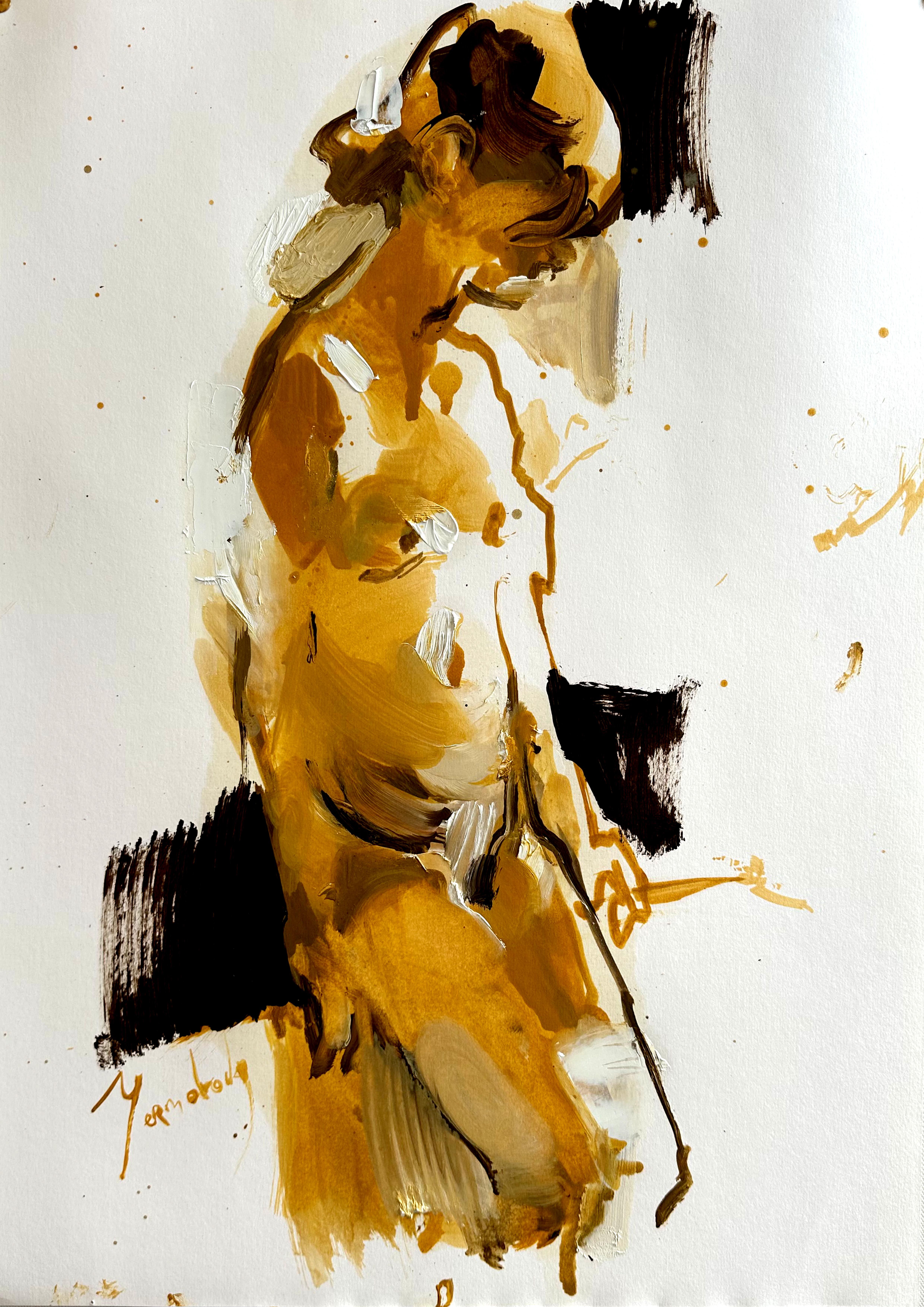 Paper nude 8 by Iryna Yermolova