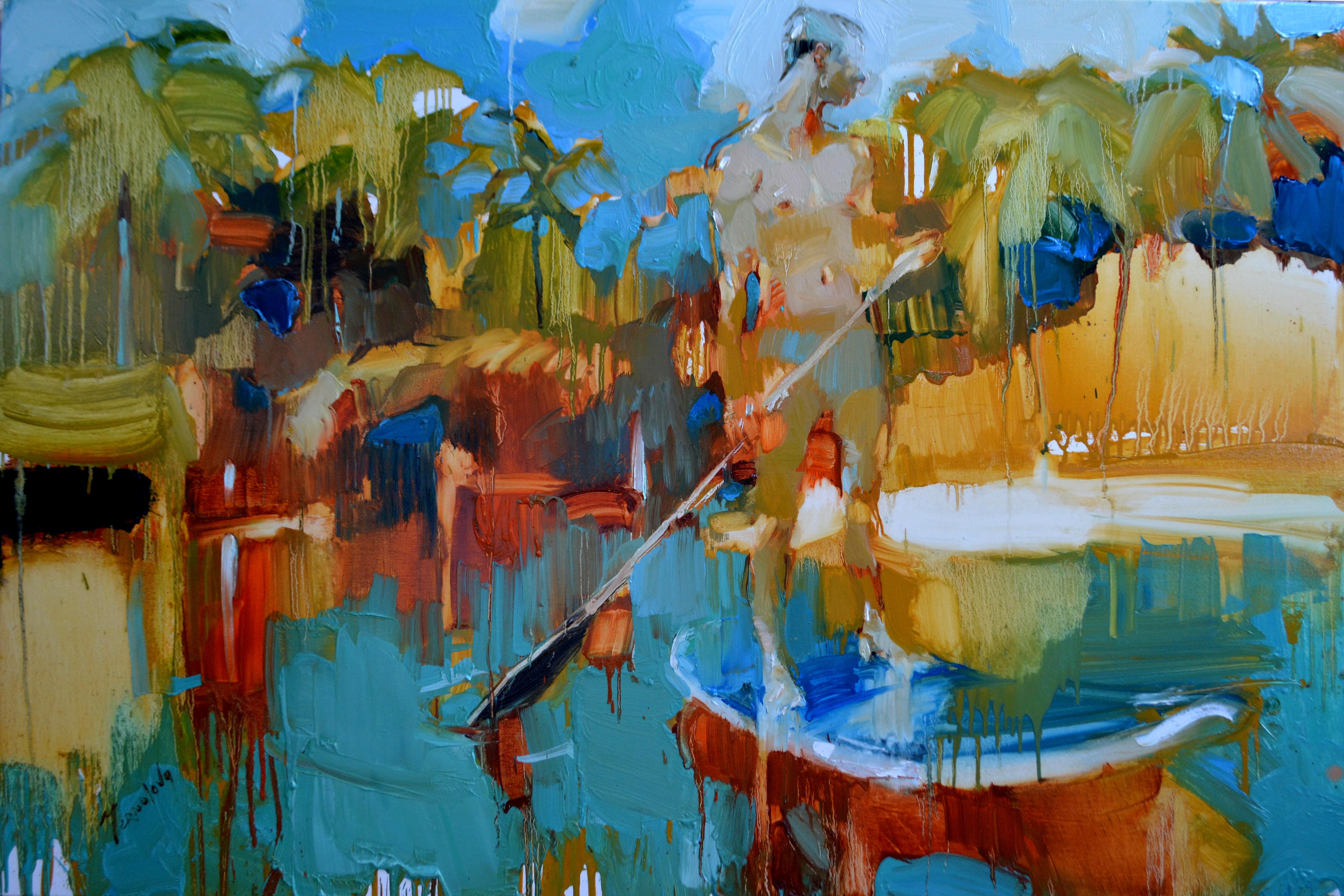 Contemporary impressionist painting by Iryna Yermolova