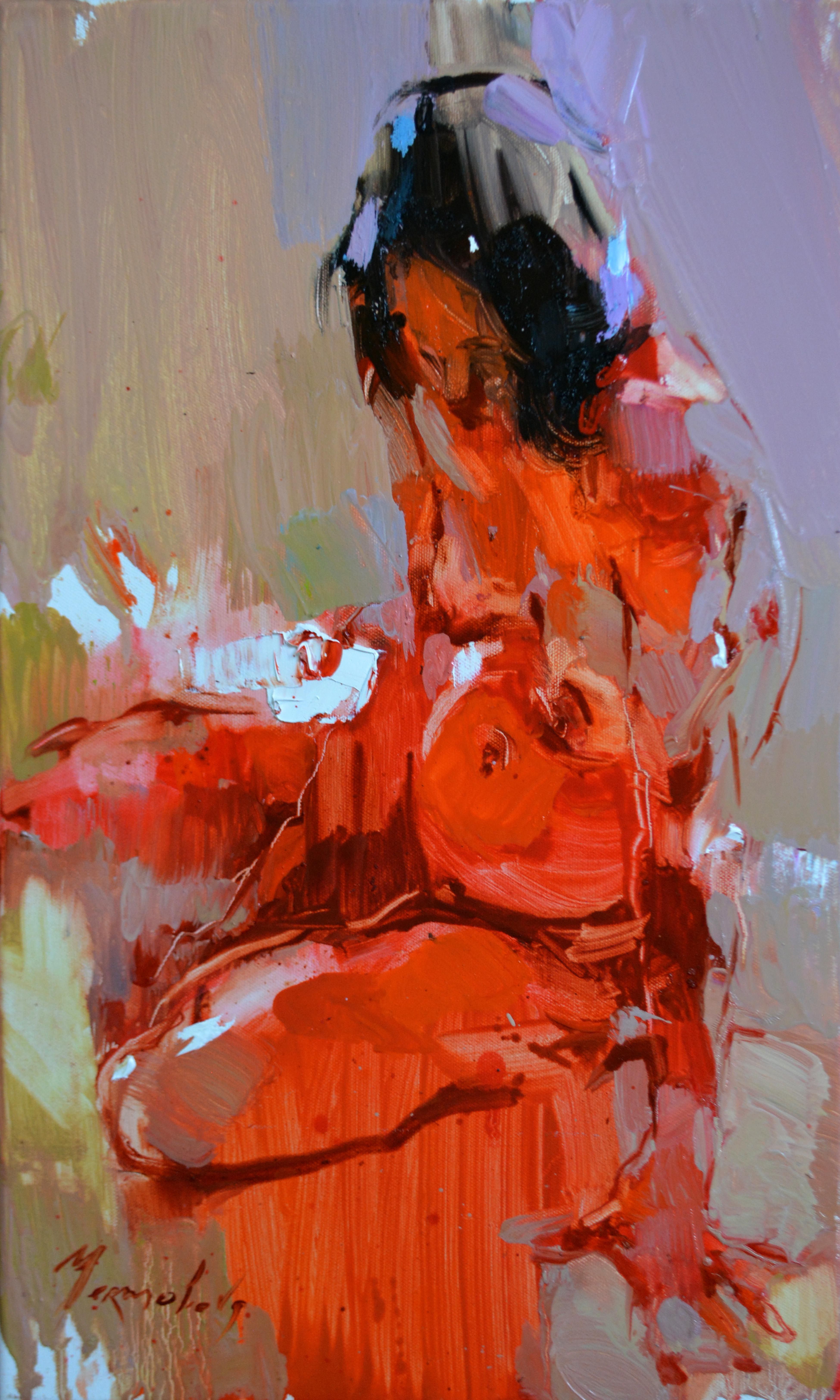 Contemporary impressionist painting by Iryna Yermolova