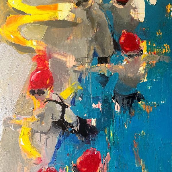 Swimming lesson 4 by Iryna Yermolova
