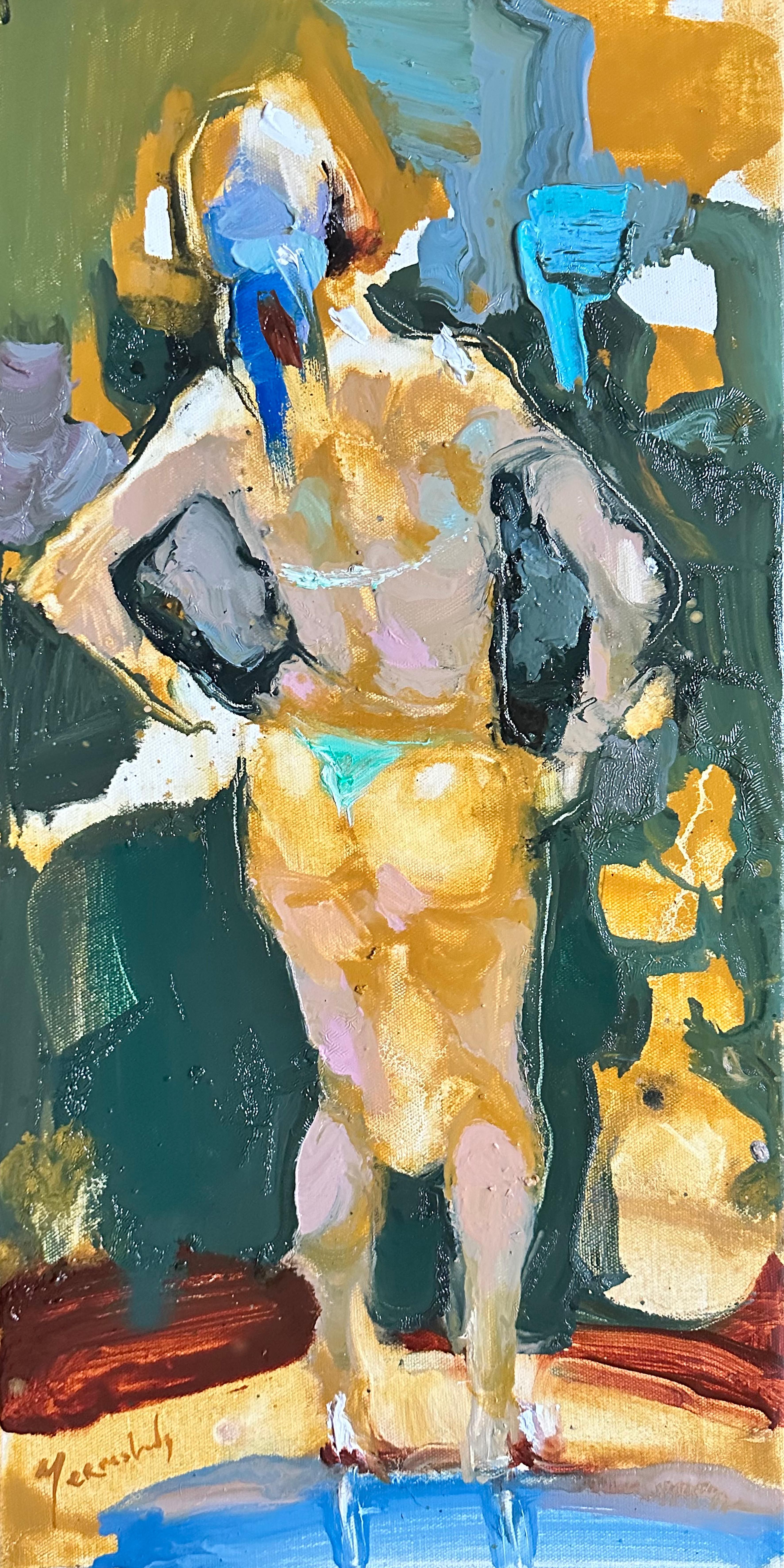 Poolside sketch 2 by Iryna Yermolova