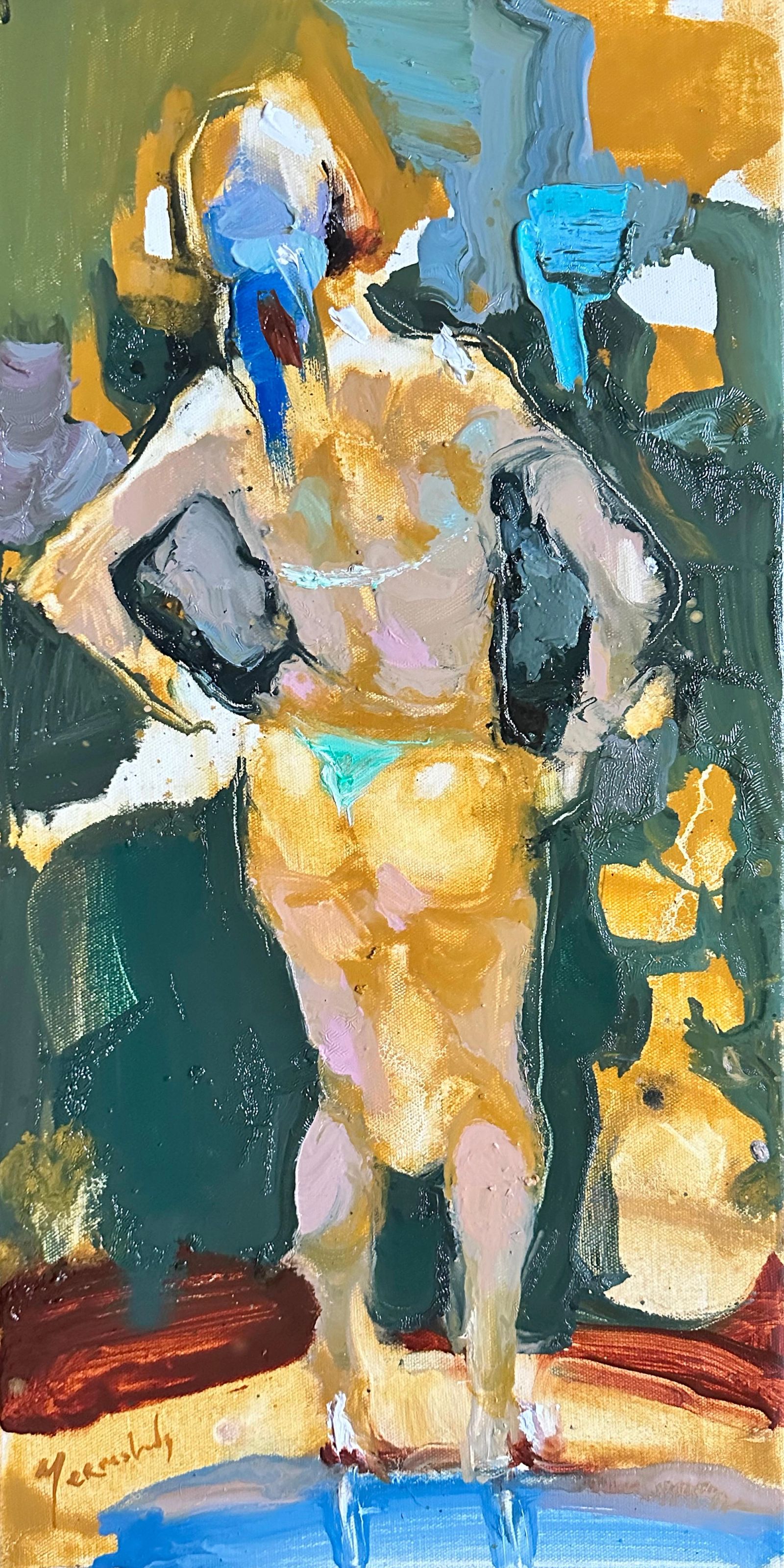 Poolside sketch 2 by Iryna Yermolova