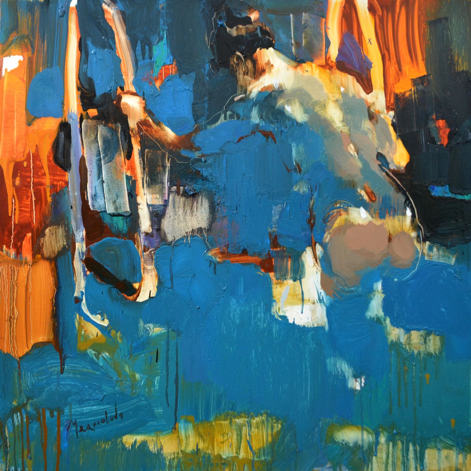 Contemporary impressionist painting by Iryna Yermolova