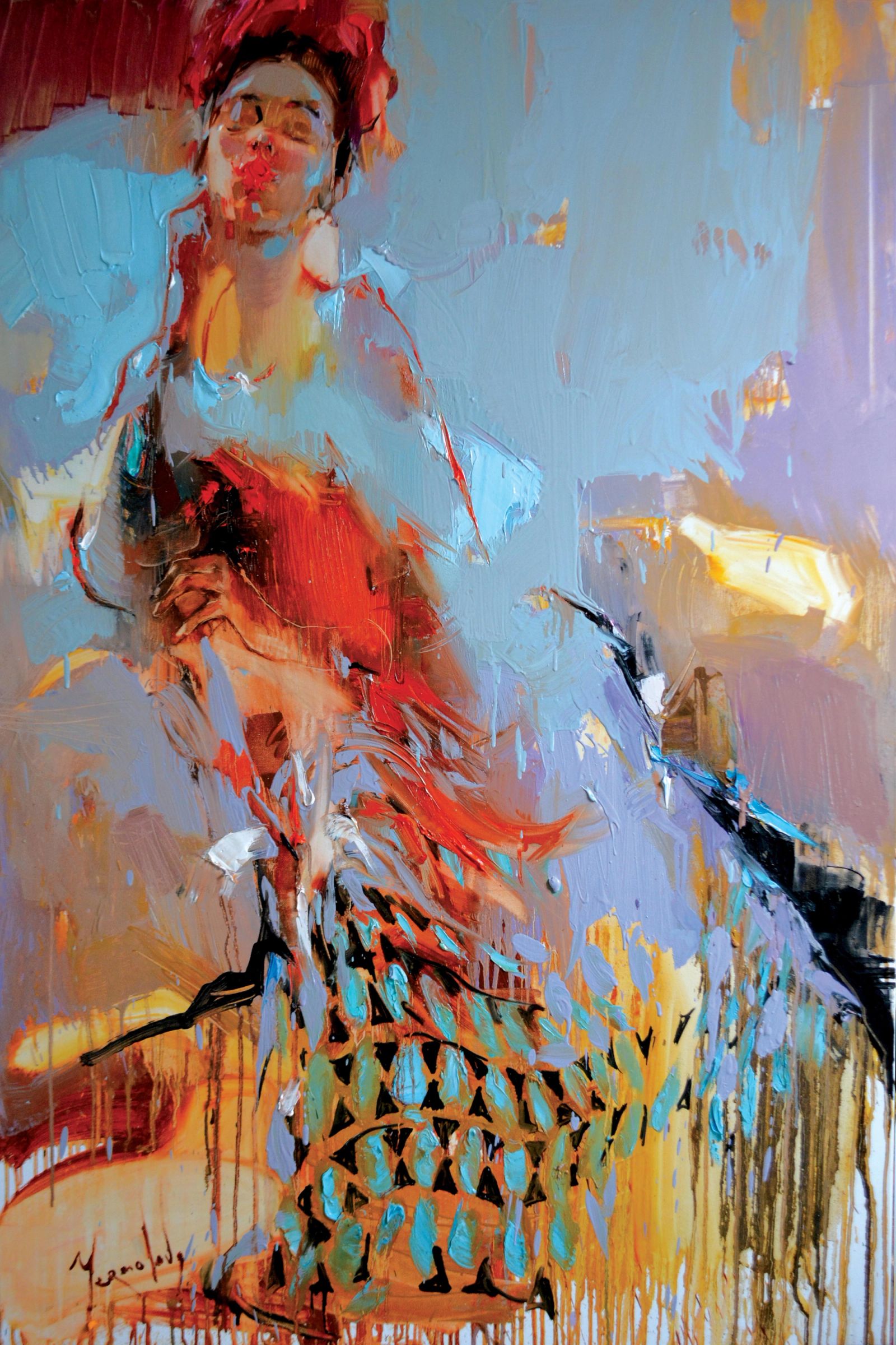 Contemporary impressionist painting by Iryna Yermolova