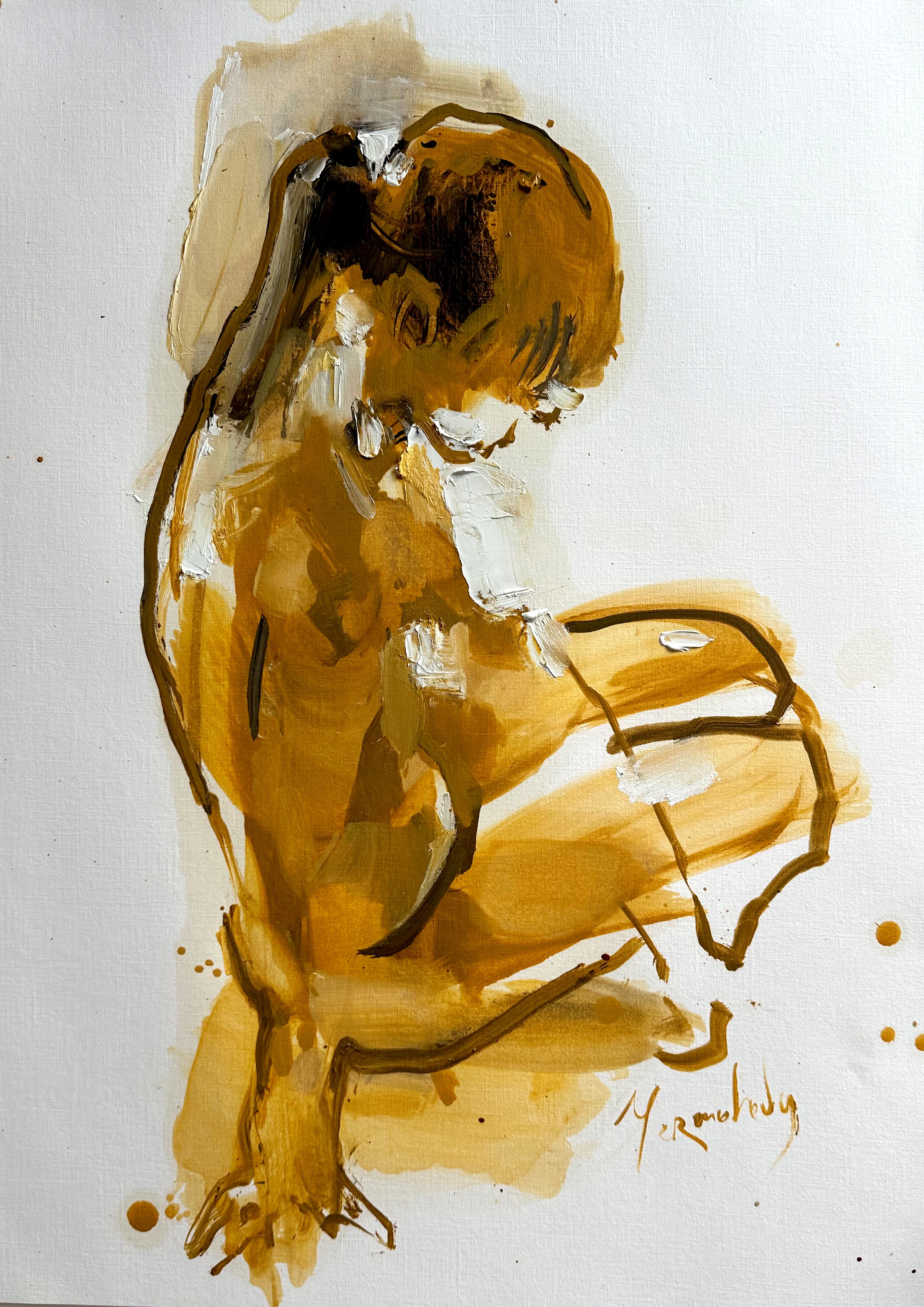 Paper nude 7 by Iryna Yermolova