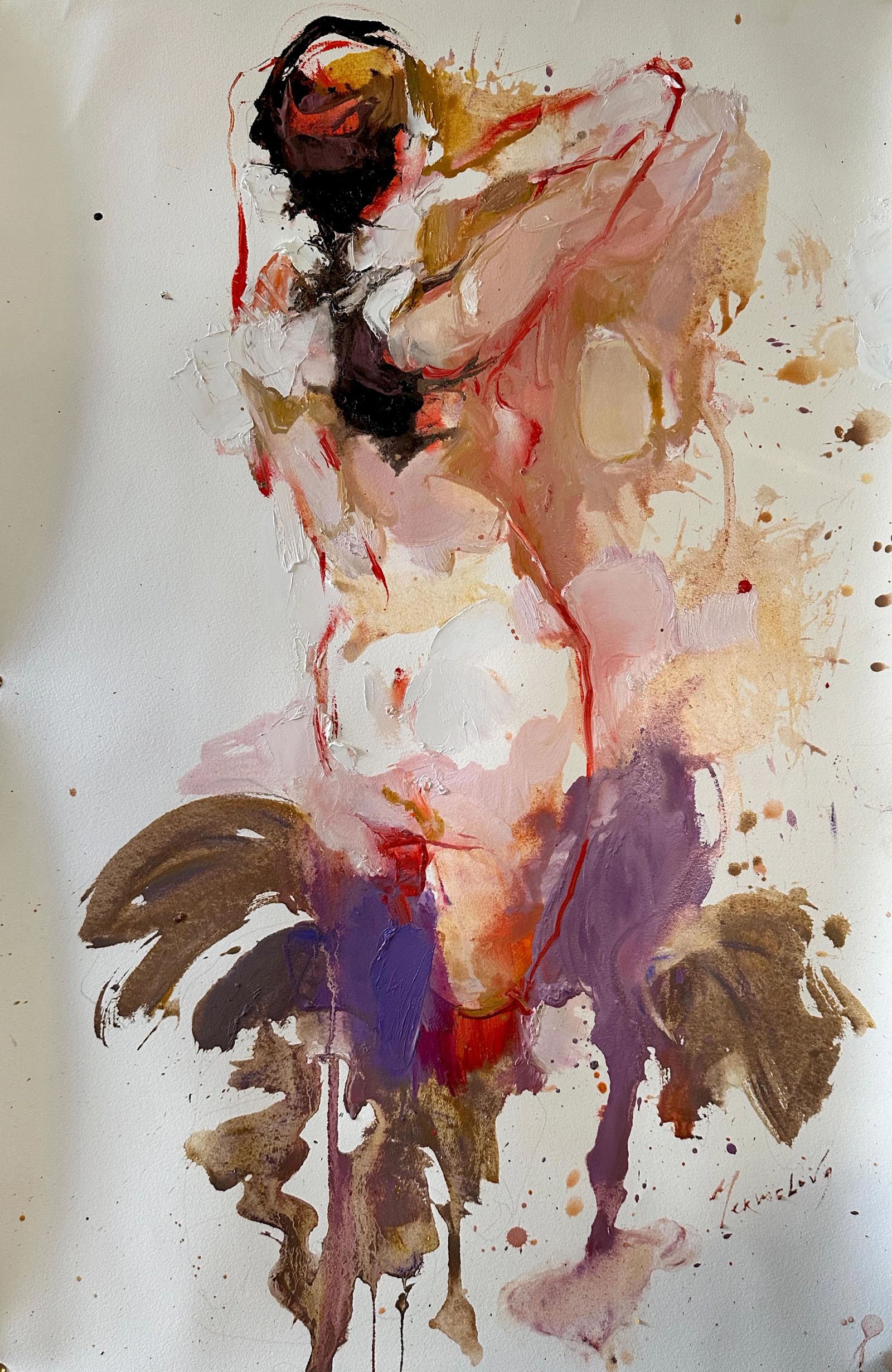 Paper nude 4 by Iryna Yermolova