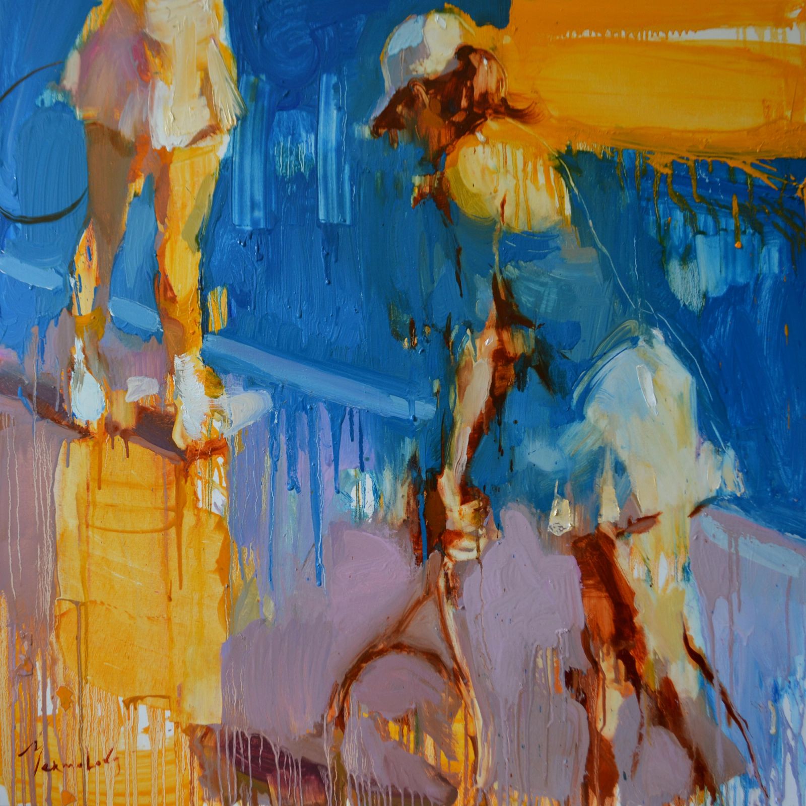 Contemporary impressionist painting by Iryna Yermolova