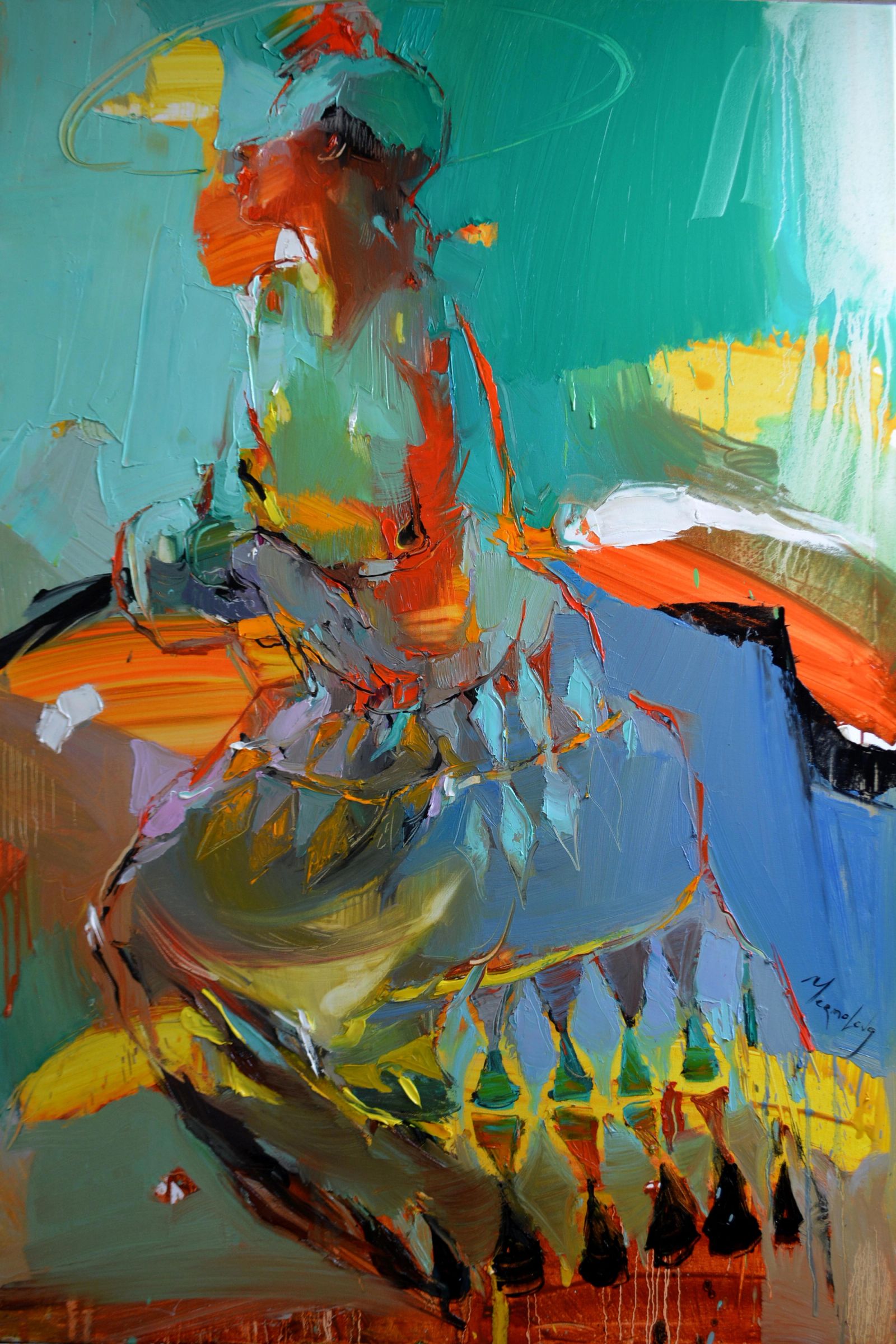 Contemporary impressionist painting by Iryna Yermolova