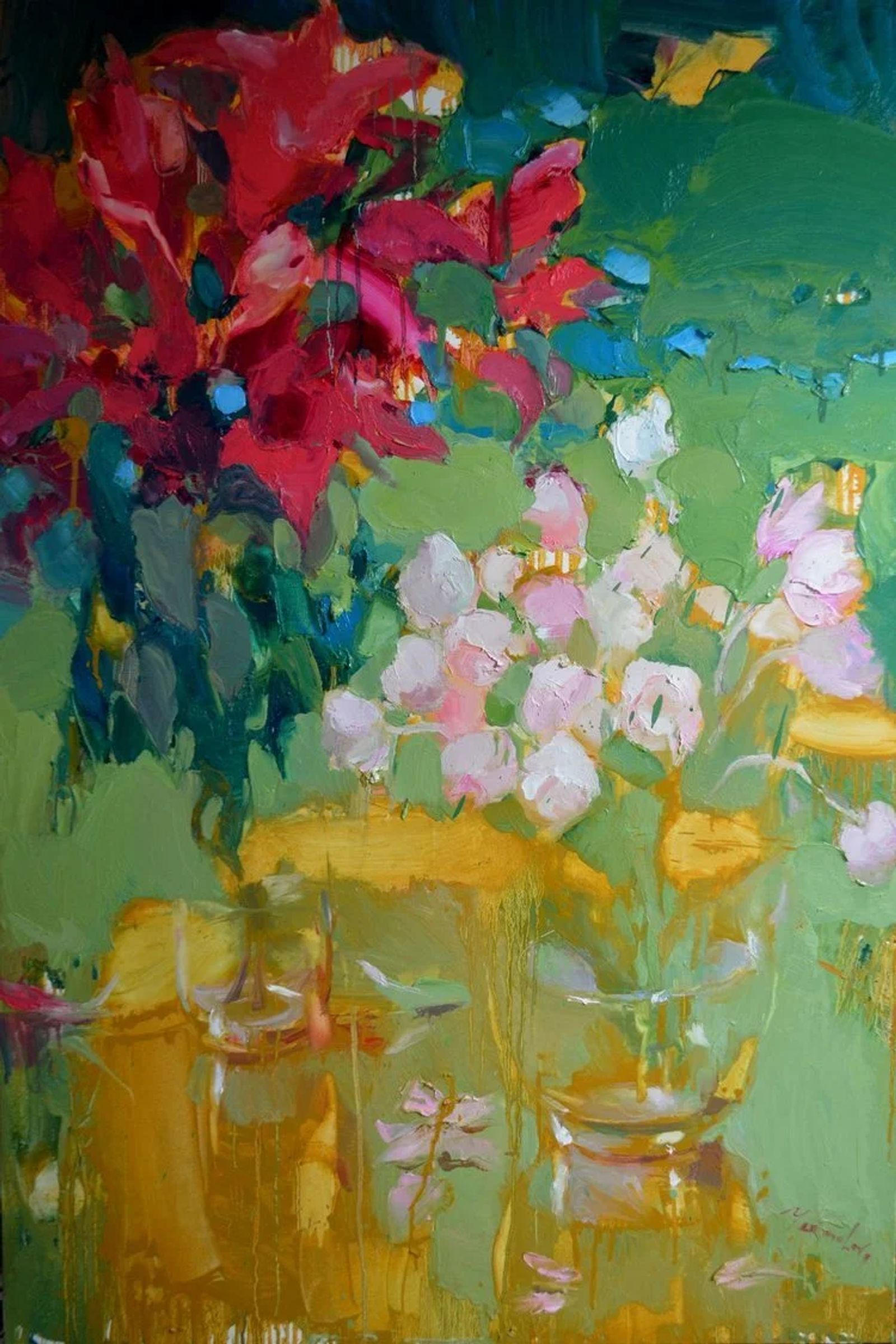 oil on canvas, Contigo, Iryna Yermolova