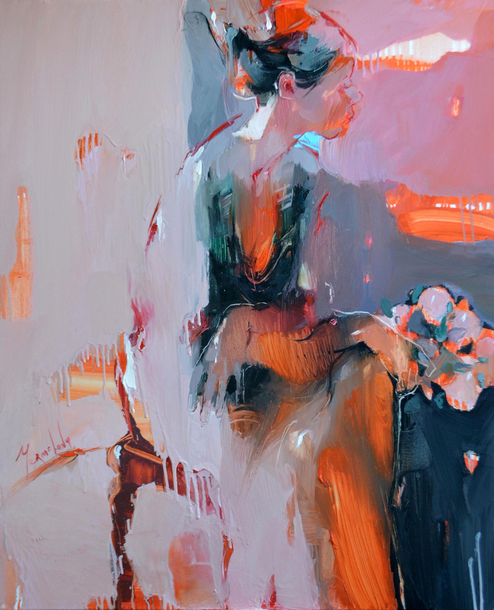 Contemporary impressionist painting by Iryna Yermolova