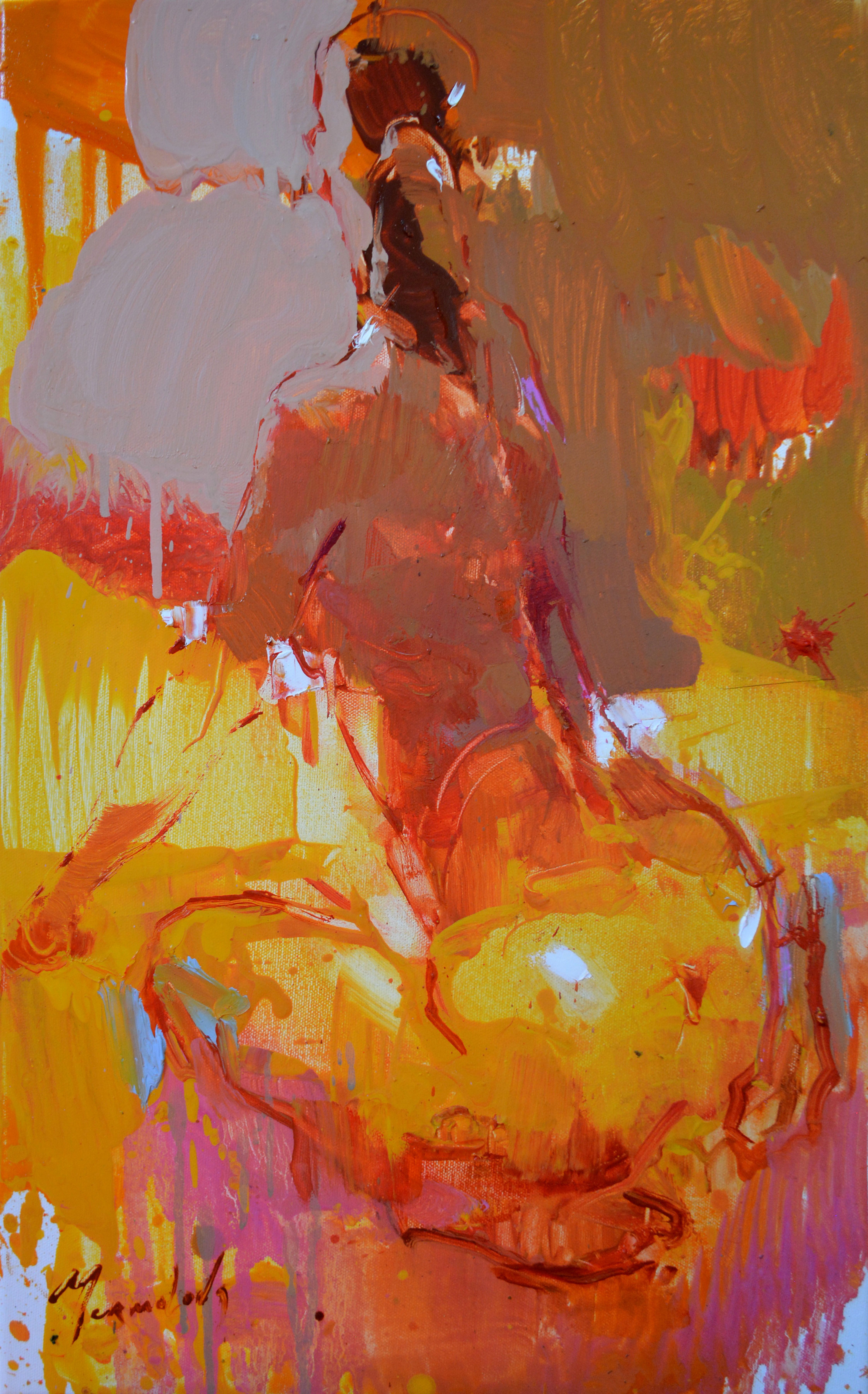 Contemporary impressionist painting by Iryna Yermolova