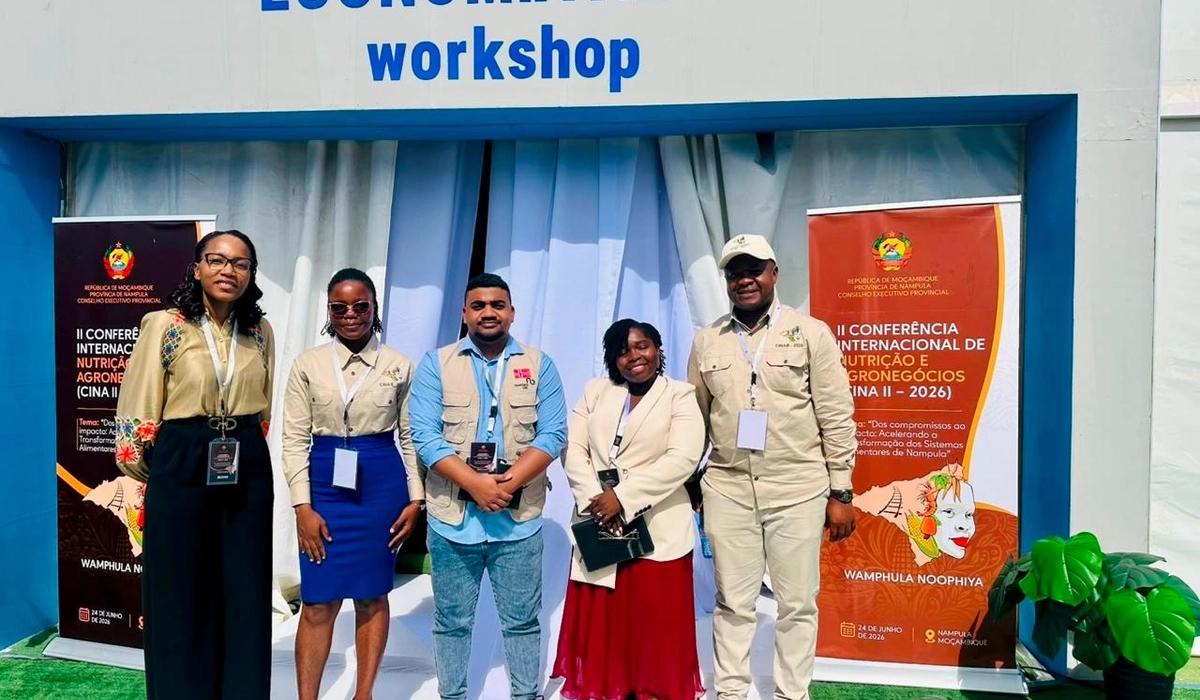 Stand da Olima Sana na FENA 2026 com produtos agroecológicos