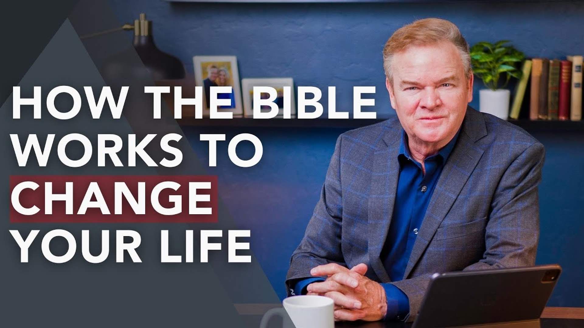 Bible and a Cross on a table