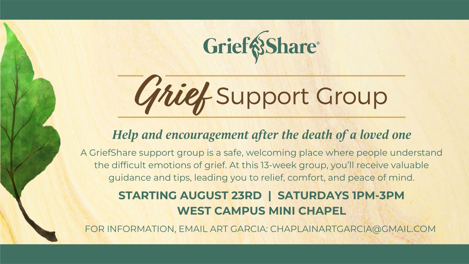 GriefShare Support Group