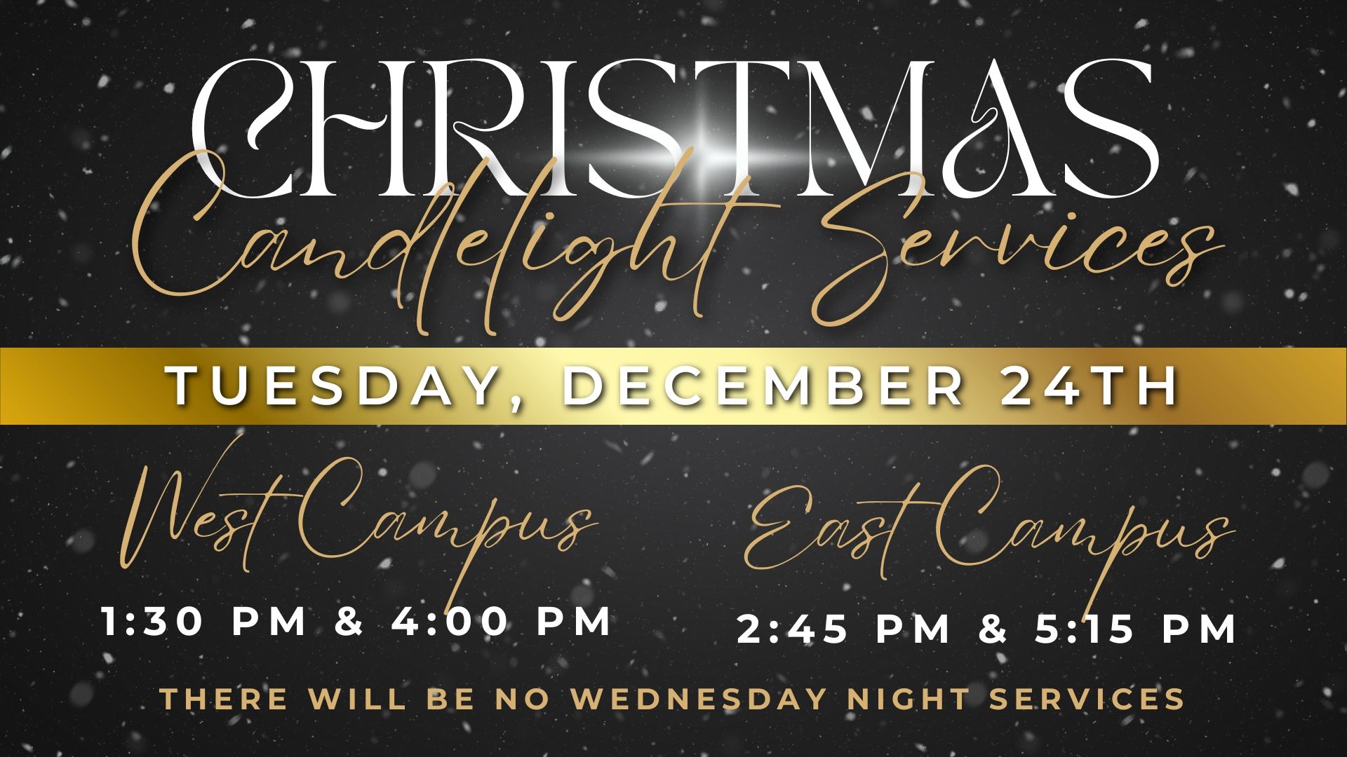 Christmas Candlelight Services 2024