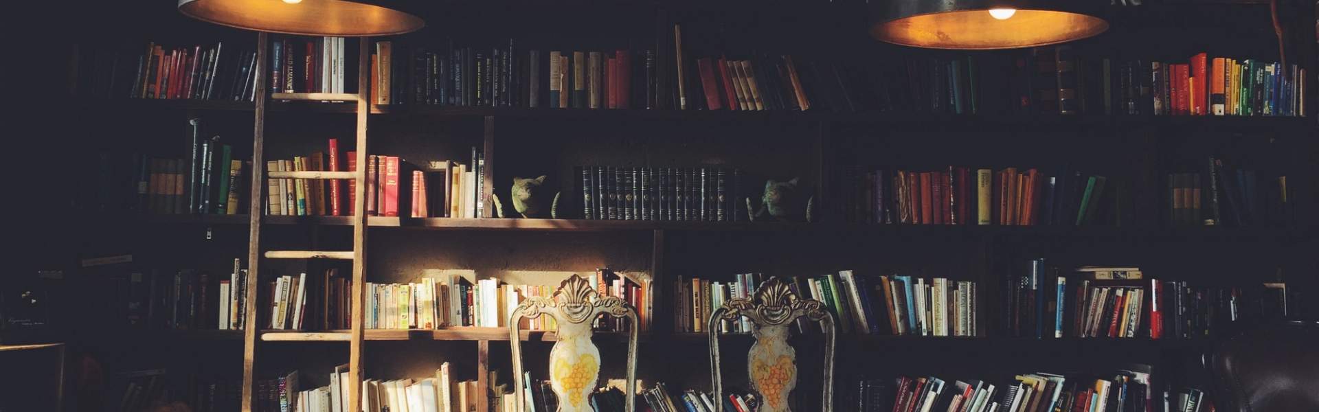 Books on a shelf