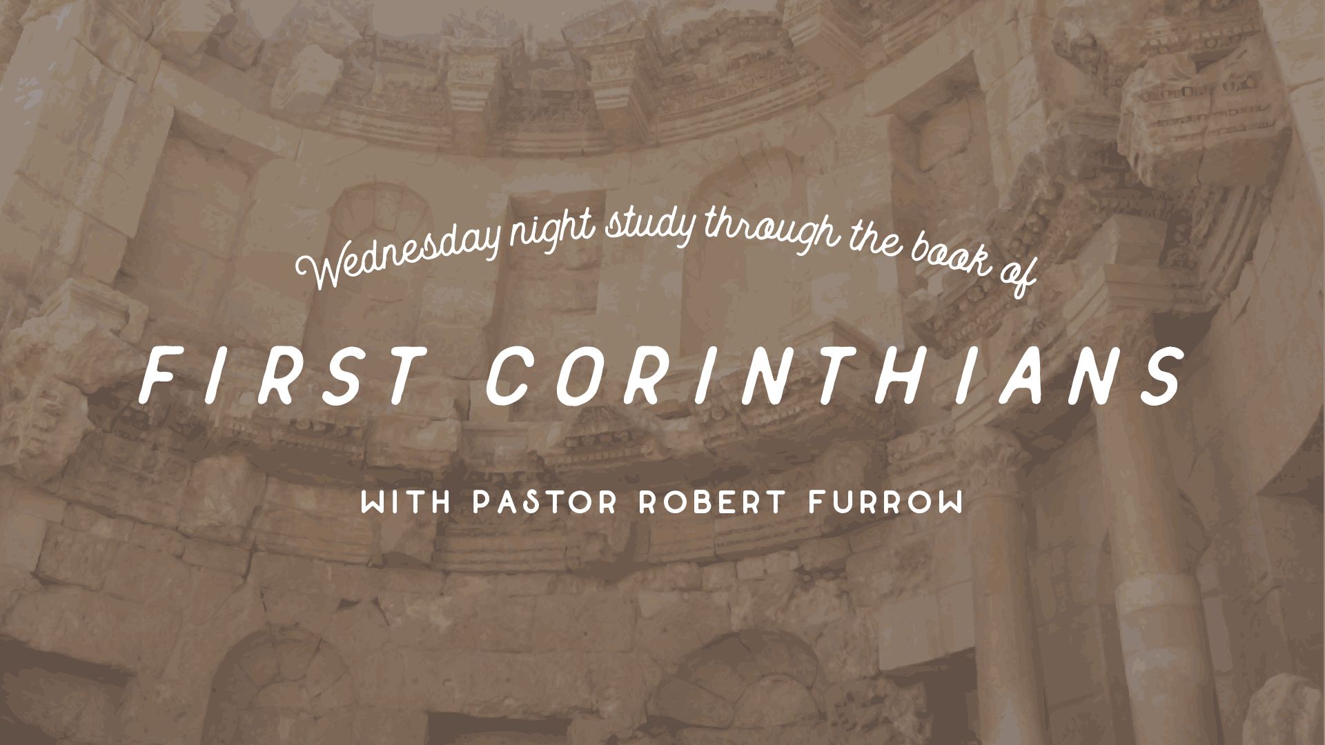 Commentary On 1 Corinthians - Calvary Tucson Church