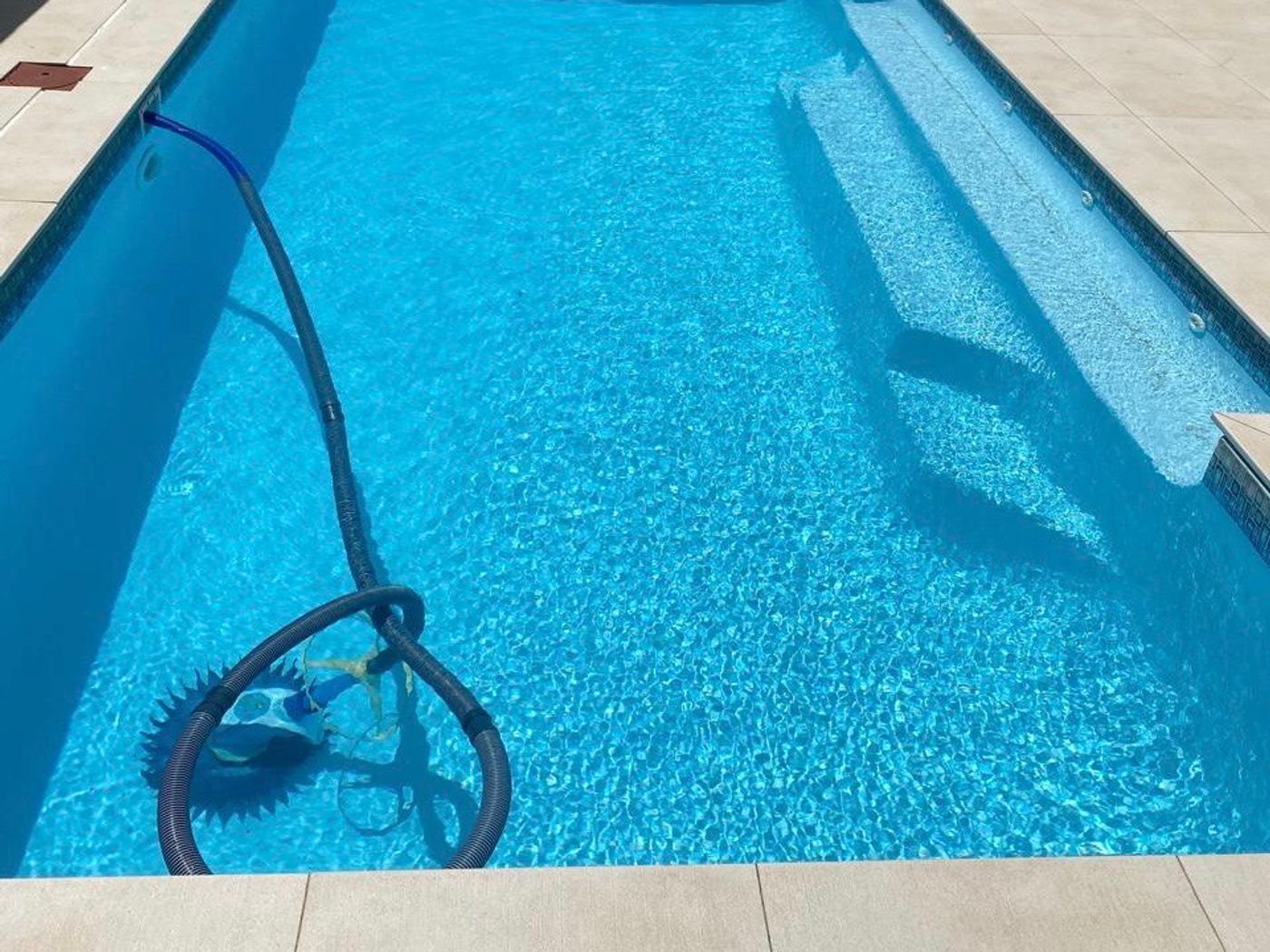 Pool Cleaning, Filter Replacement & Water Treatment after renovation