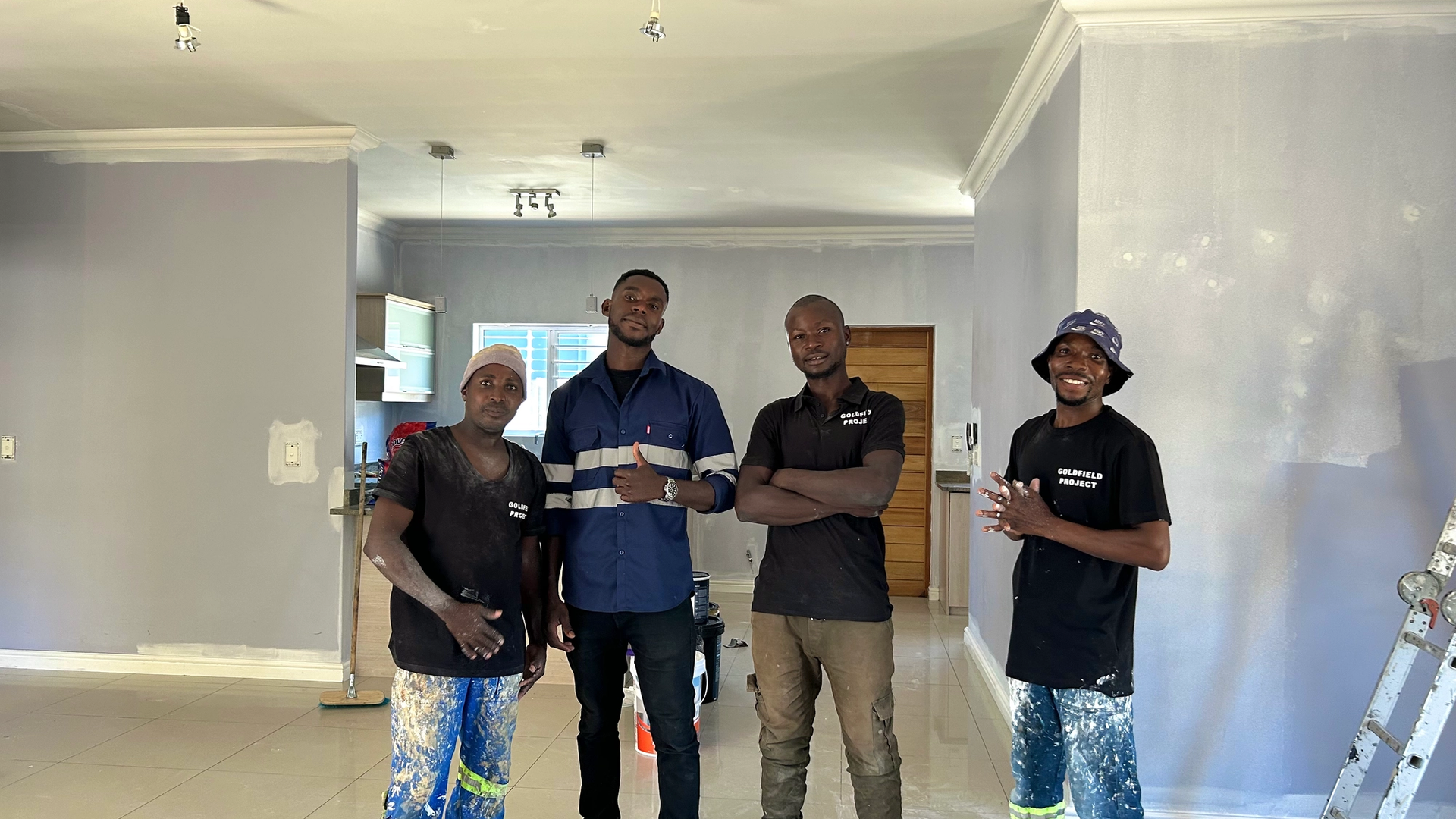 Goldfield Project team on a Cape Town home improvement site