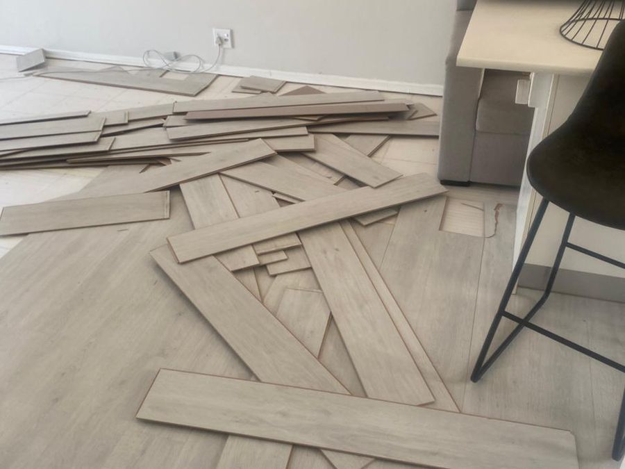Laminate Flooring Installation before