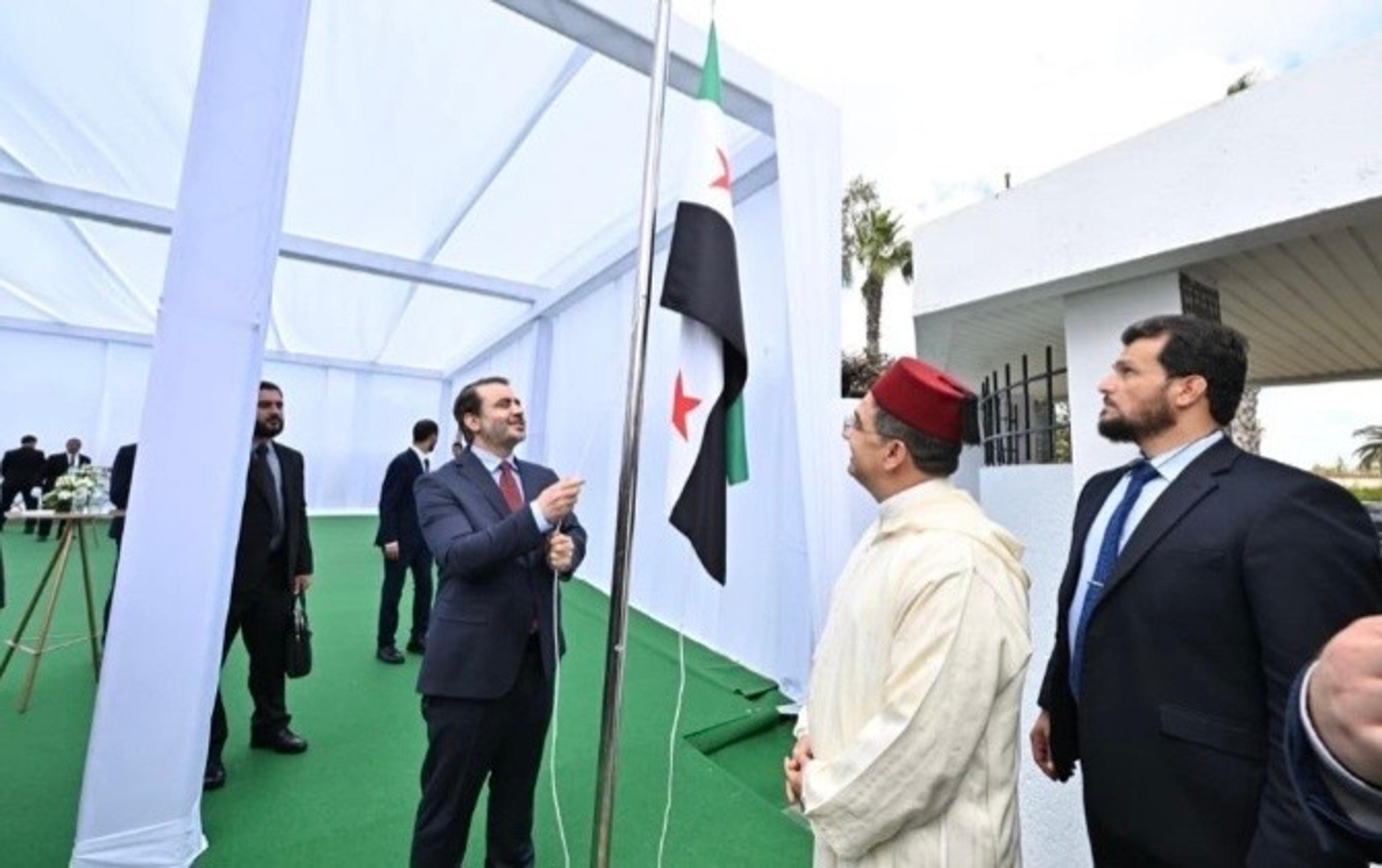 إعادة فتح سفارة الجمهورية العربية السورية بالمغرب 