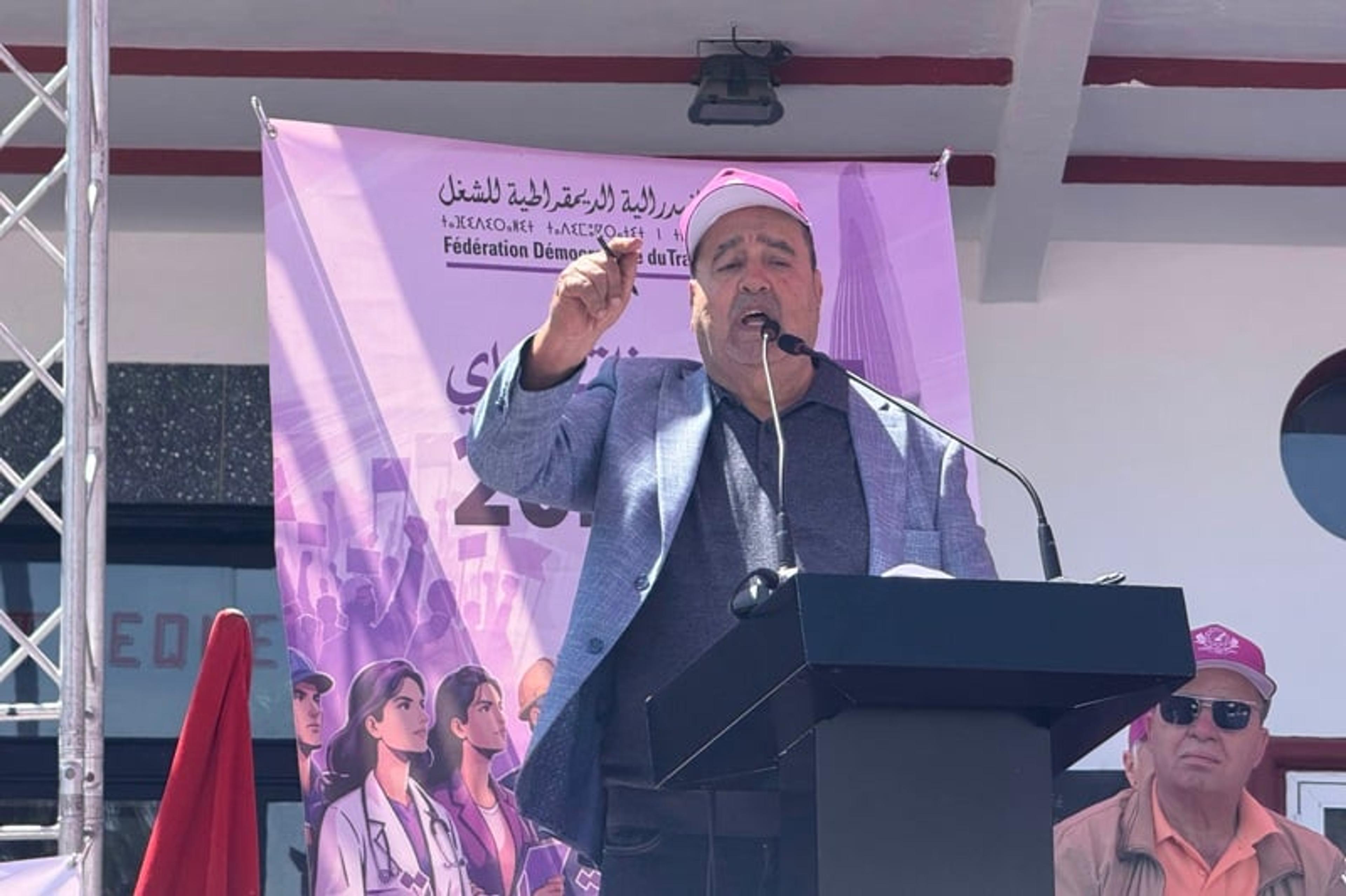 فاتح ماي: لشكر ينتقد حكومة أخنوش من طنجة