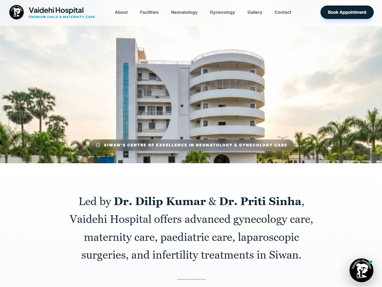 Vaidehi Hospital, Siwan Preview