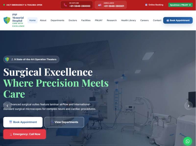 PSP Memorial Super Speciality Hospital