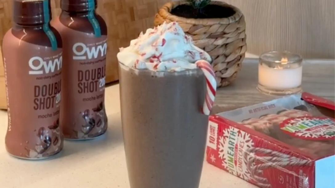 Iced Peppermint Mocha Frappe