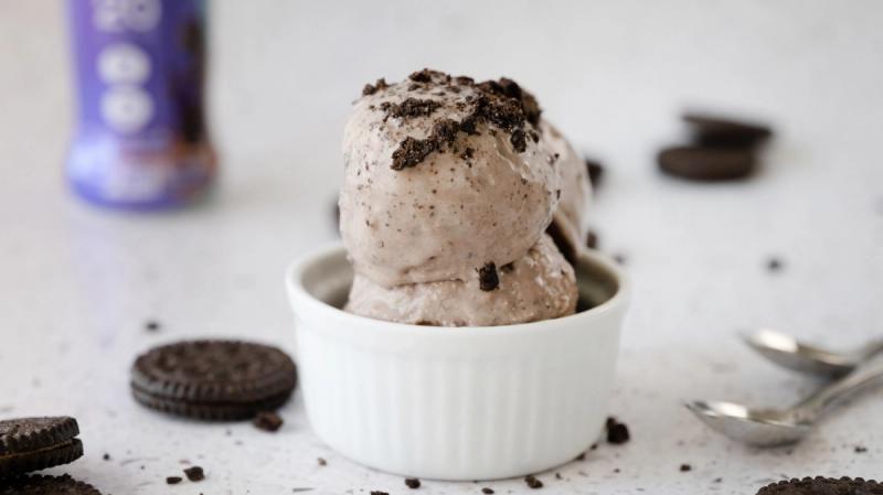 Cookies and Creamless Protein Ice Cream