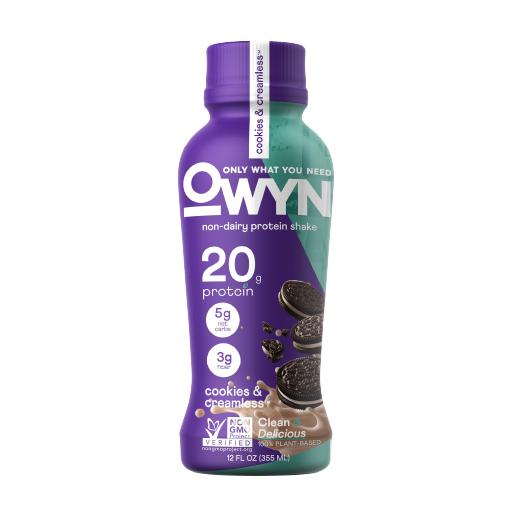 OWYN Cookies & Creamless Protein Shake Bottle