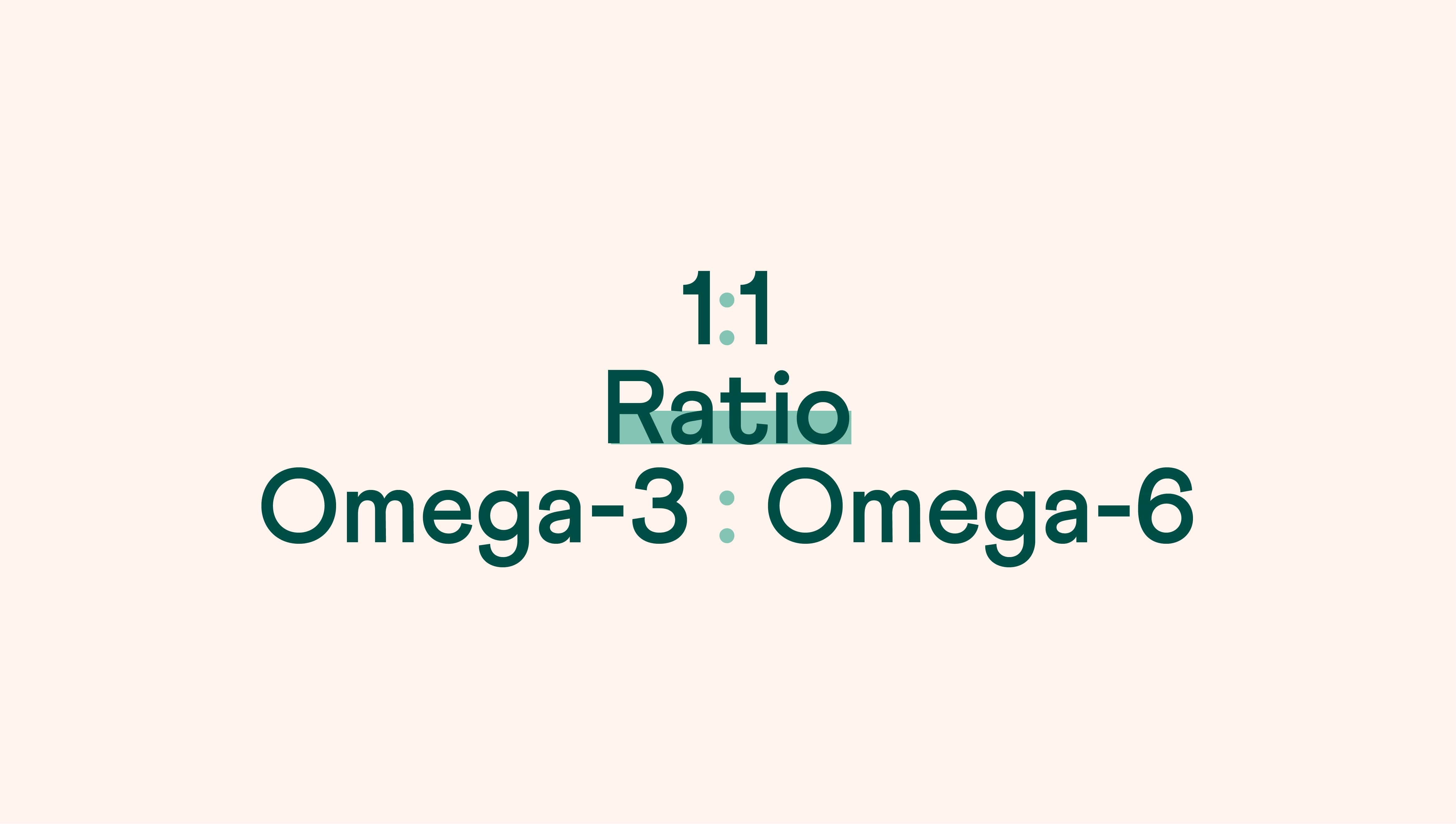 Omega-3 to Omega-6 Ratio