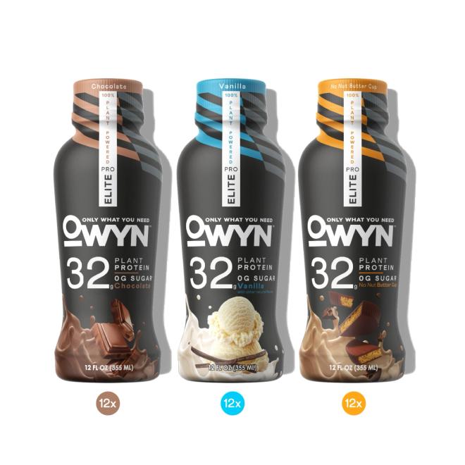 OWYN Pro Elite High Protein Shake Variety Pack