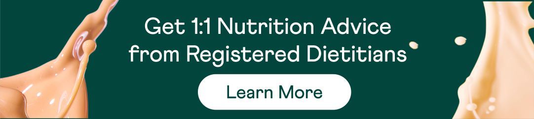 Get 1:1 Nutrition Advice from Registered Dietitians
