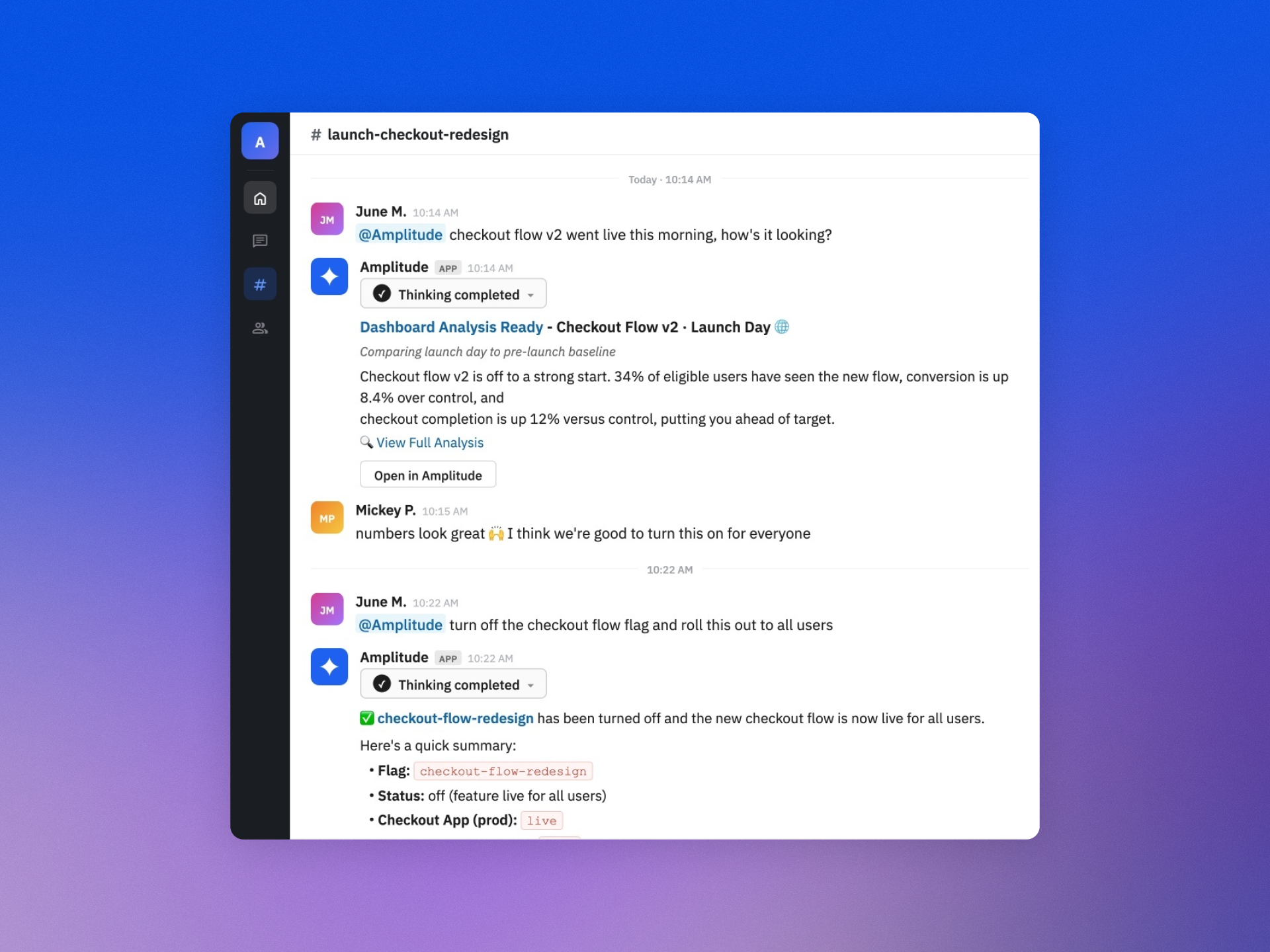 Agents just made your feature launch channel smarter