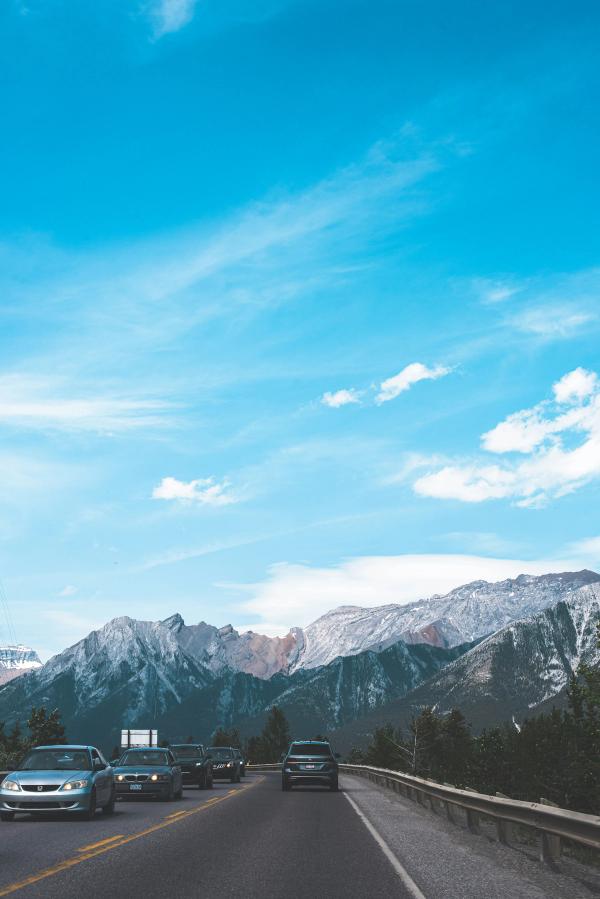 mountains road