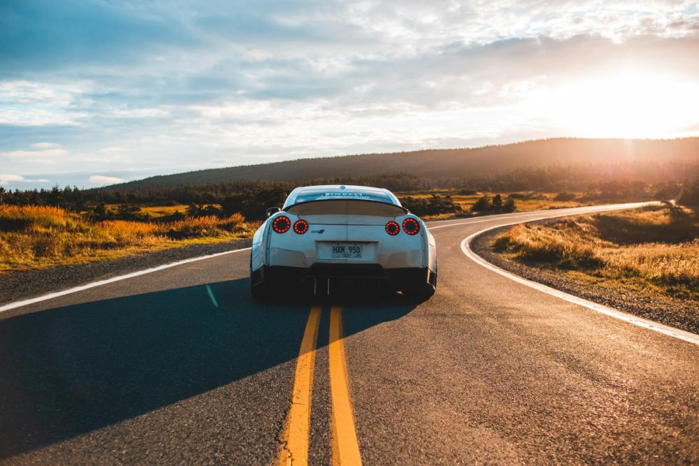 car on the road