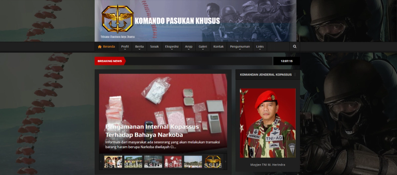 Kopassus Official Media Portal