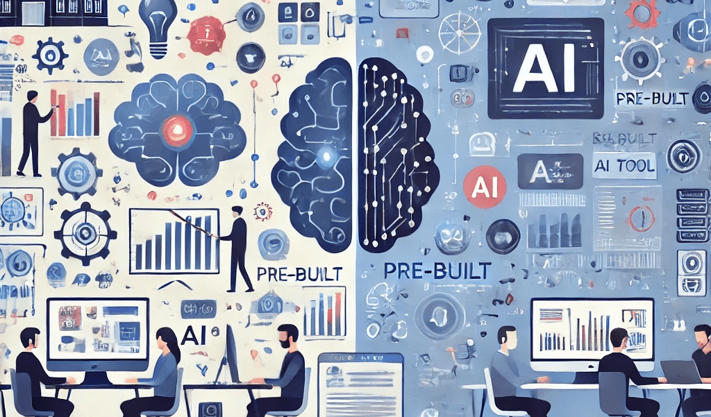 Illustration : Acheter ou Construire sa solution IA ?