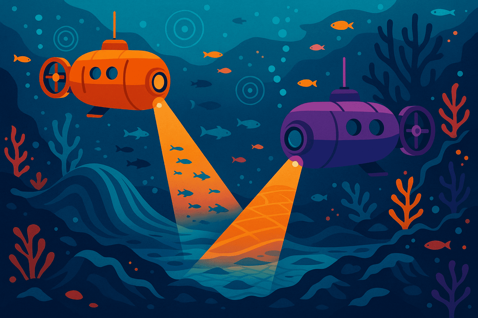 Illustration : Cartographier l’inconnu : l’IA à la découverte des oceans