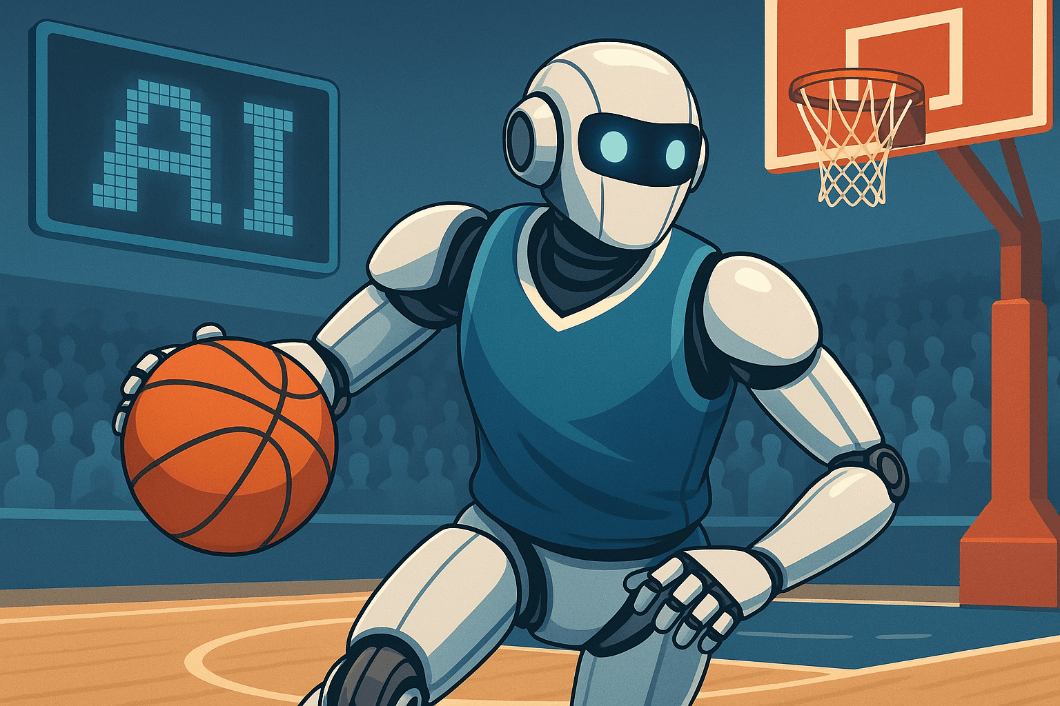 Illustration : L’intelligence artificielle redéfinit le recrutement en NBA