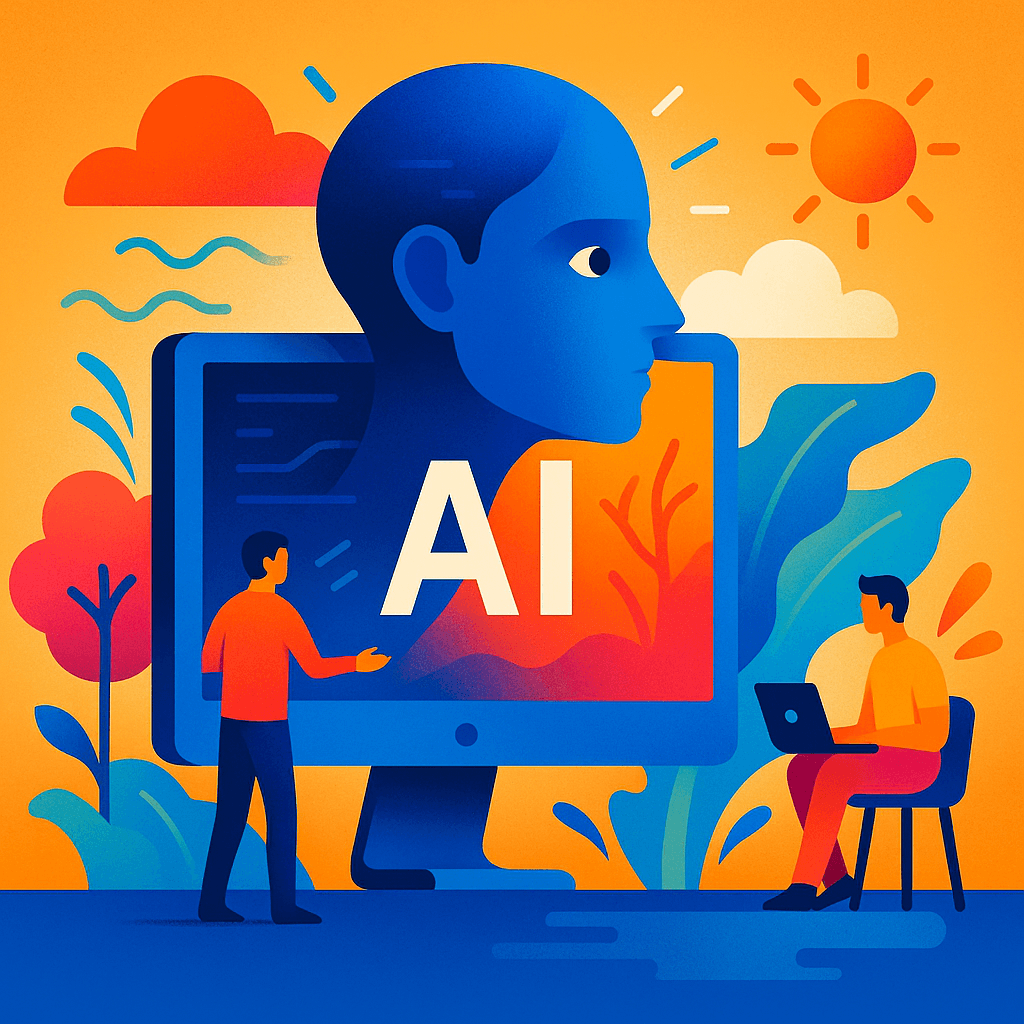Illustration : Quand l’IA sort de l’écran - le grand écart entre intelligence artificielle et monde réel