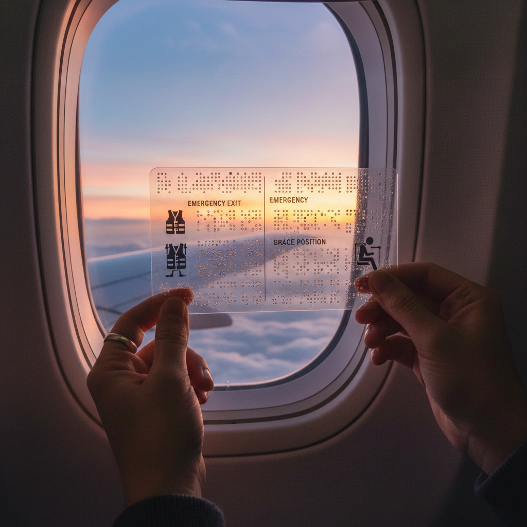 Braille Safety Cards Available