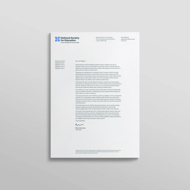 National Society for Education letterhead