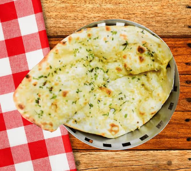 Cheese & Garlic Naan