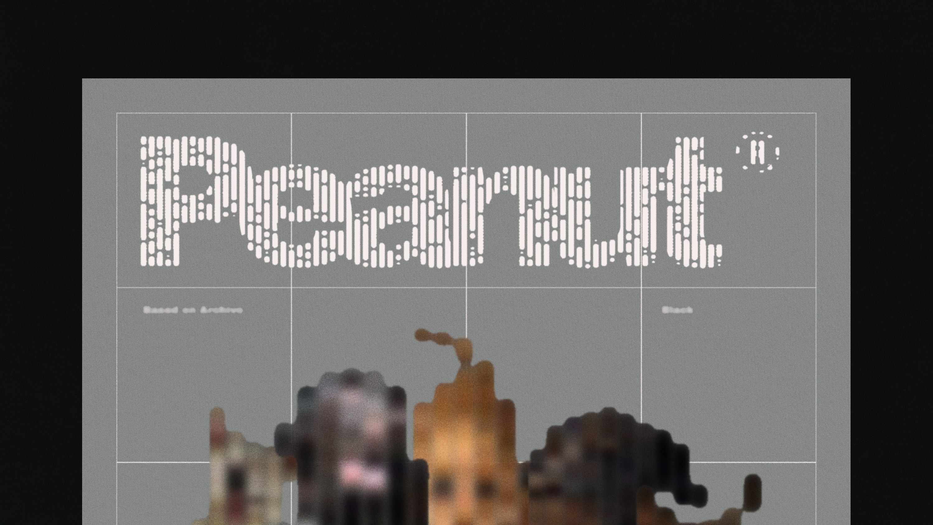 The typeface is used as a masthead on an editorial layout.